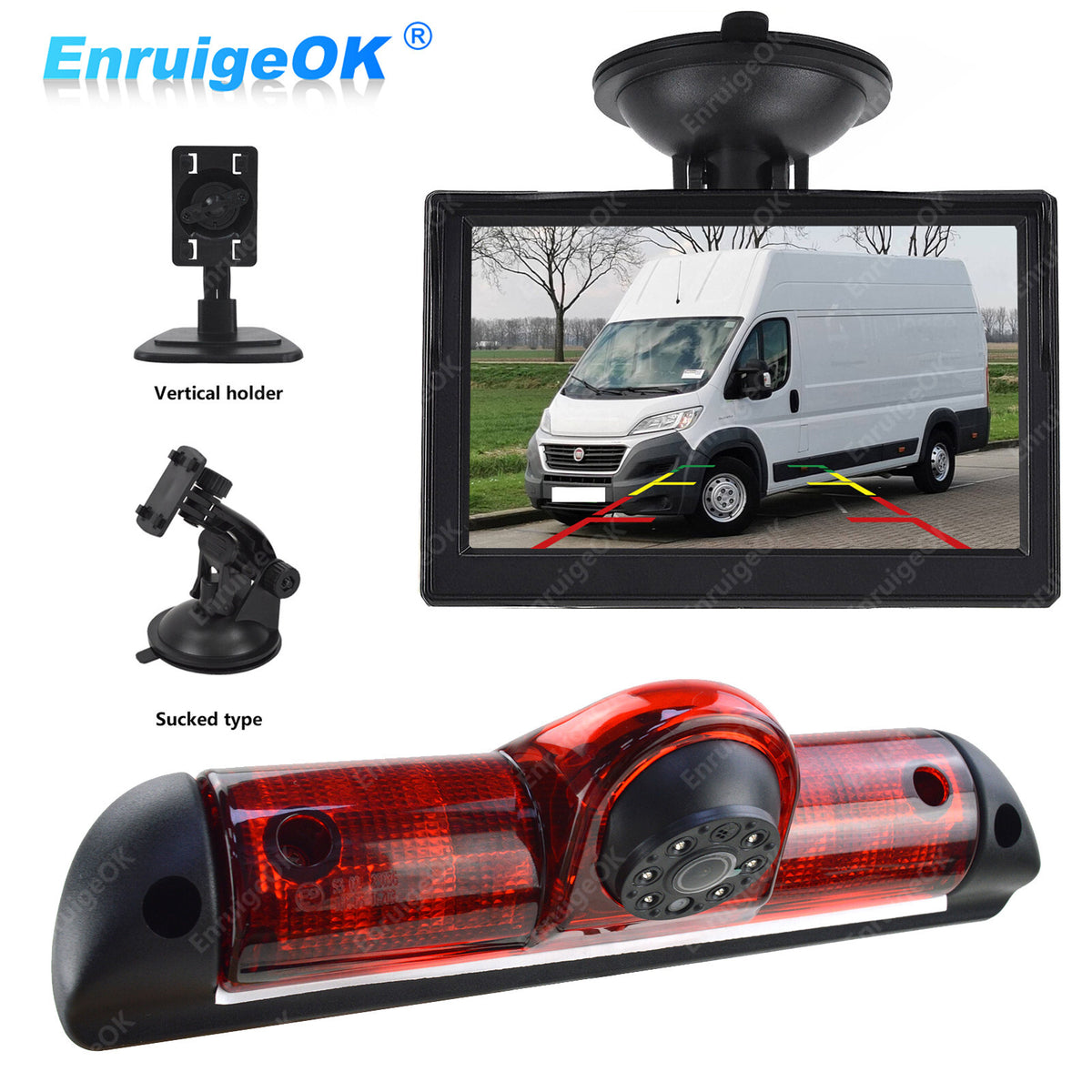 Citroen Relay  Fiat Ducato Peugeot Boxer Reversing Camera & 5" Parking Monitor0