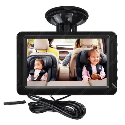 Baby Car Camera 5" 1080P Monitor 360° Rotation USB Plug with HD IR Night Vision10