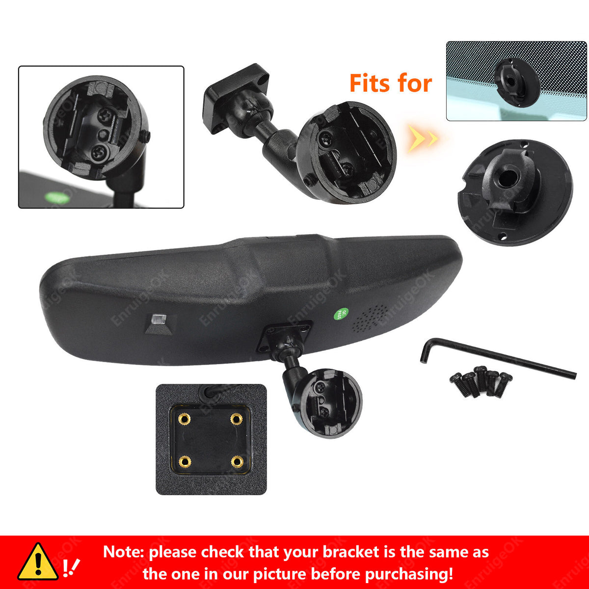 Dual Rear Brake Light Reversing Camera for VW Crafter Van + 6.86" Split Screen