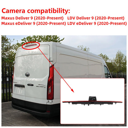 NEW Daul Brake Light Reverse Camera for Maxus LDV Deliver 9 & Dual Split Monitor3