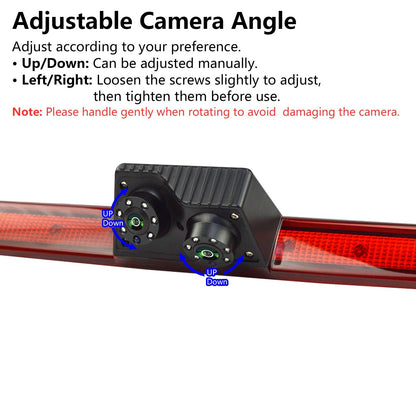 Brake light Dual Camera + 6.86" Mirror 2 Screen For Mercedes Sprinter VW Crafter6