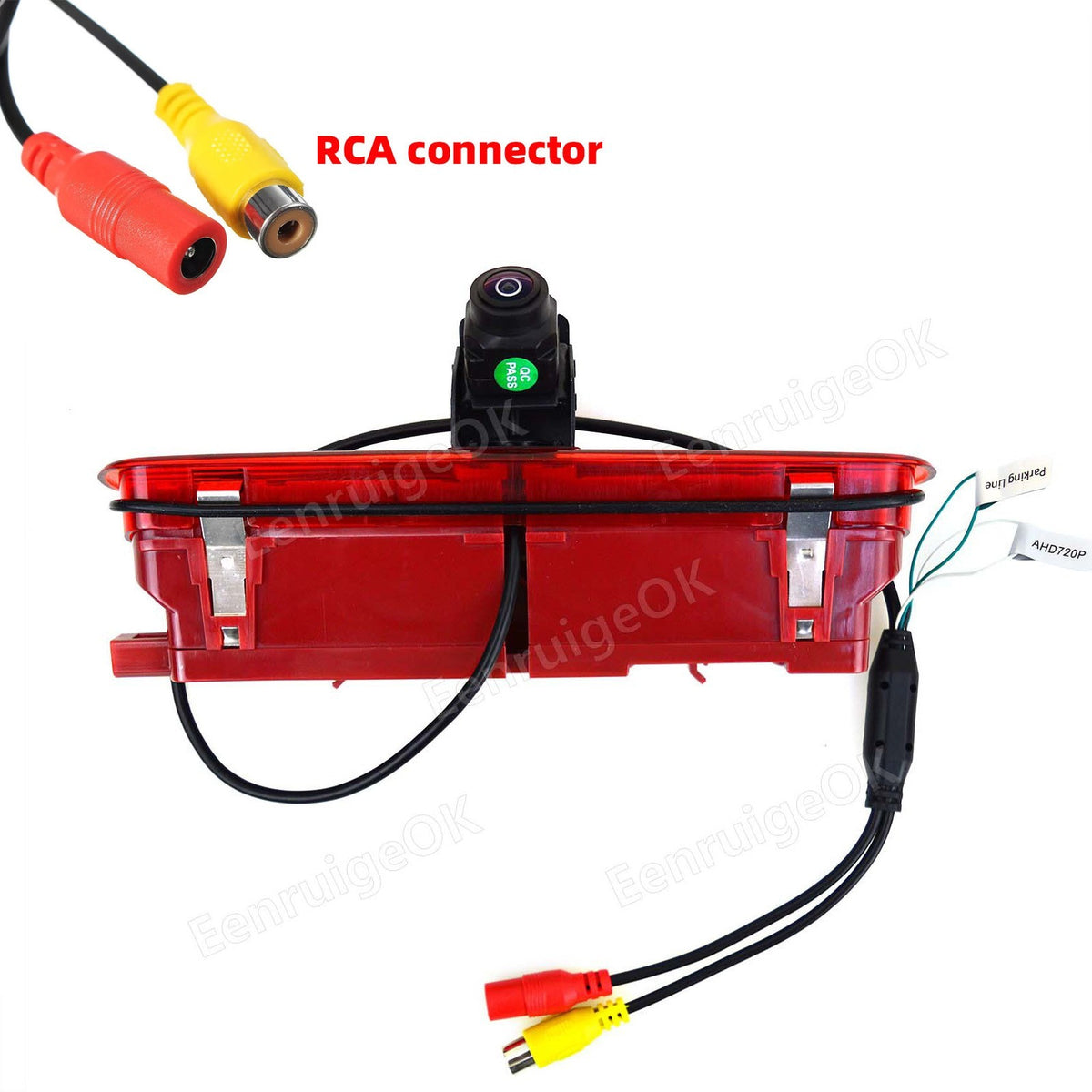 7" Mirror Monitor & Rear Brake Light Reversing Camera for Fiat Doblo Opel Combo7