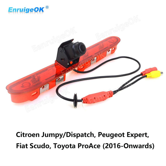 Peugeot Expert Van 2016 Onwards Rear Reversing High Level Brake Light Camera0