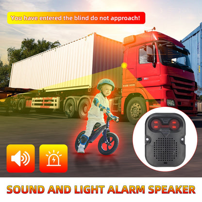 9'' DVR Quad Monitor with 4 AHD Cameras & BSD Blind Spot Radar for Truck/Bus2
