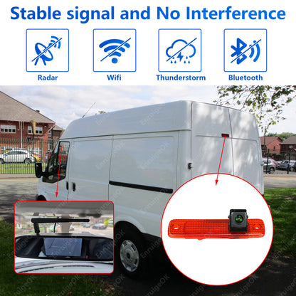For Ford Transit [MK7](2006-2013) Wireless Rear Brake Light Reversing Camera Kit3
