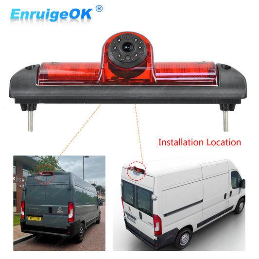 Rear Brake Light Reversing Camera for Fiat Ducato, Citroen Relay, Peugeot Boxer0