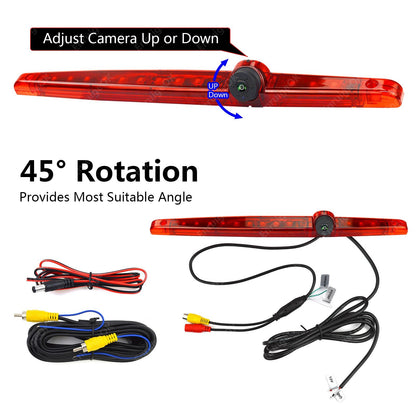 Universal High Level Rear Brake Light Camera for Coachmen Motorhome & 7" Monitor7