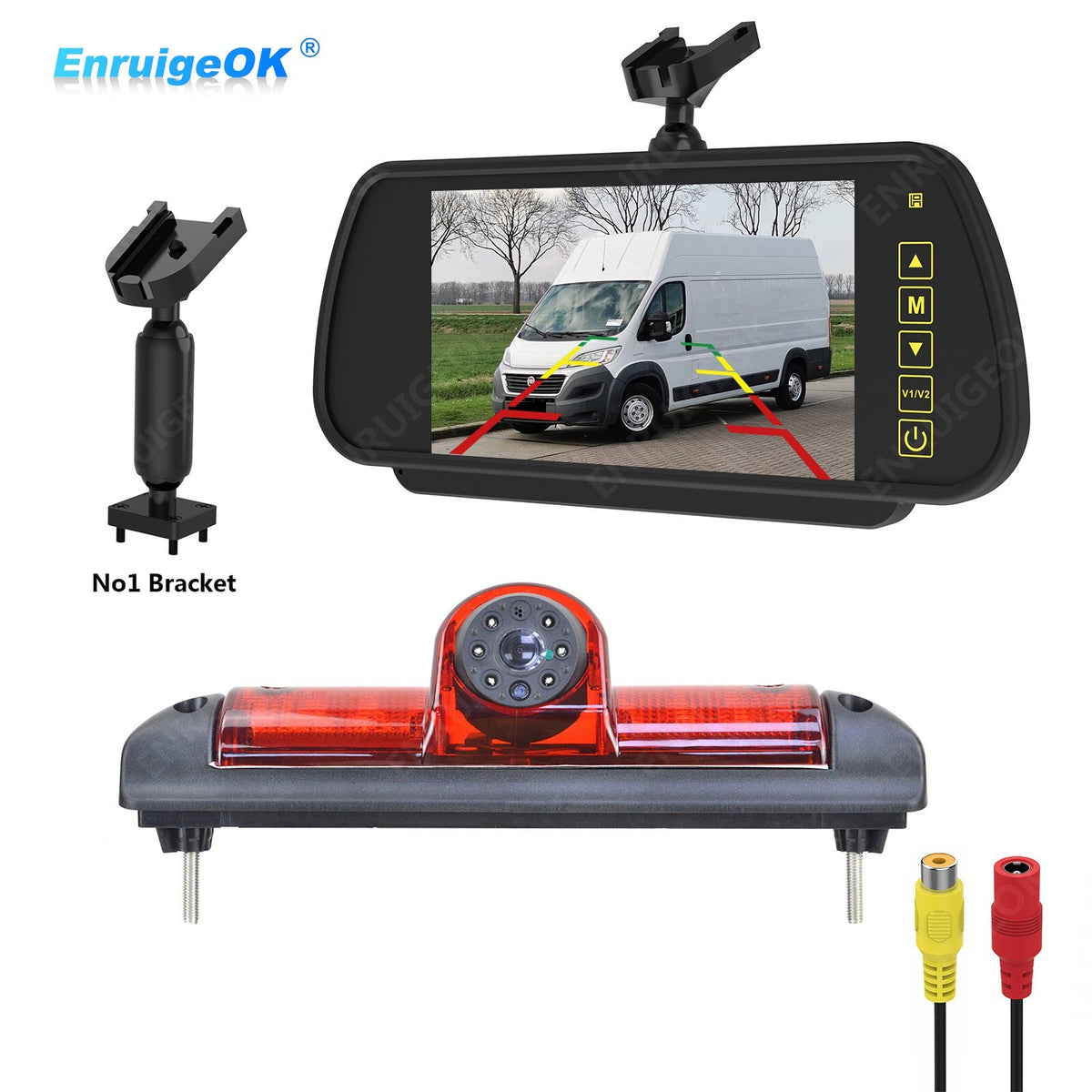 Brake Light Rear View Camera Kit for Fiat Ducato Peugeot Boxer Citroen Relay0