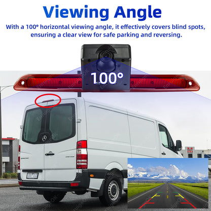 Reverse Camera For Mercedes Sprinter VW Crafter Brake Light Rear & 4.3" Monitor6