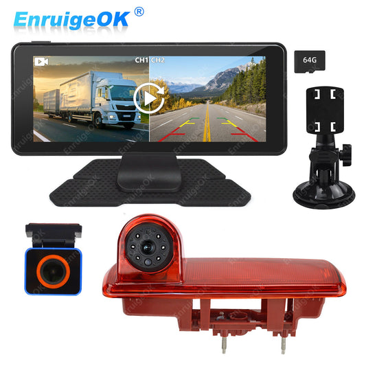 6.86" Monitor & Brake Light Reversing Camera for Vauxhall Vivaro Renault Trafic0