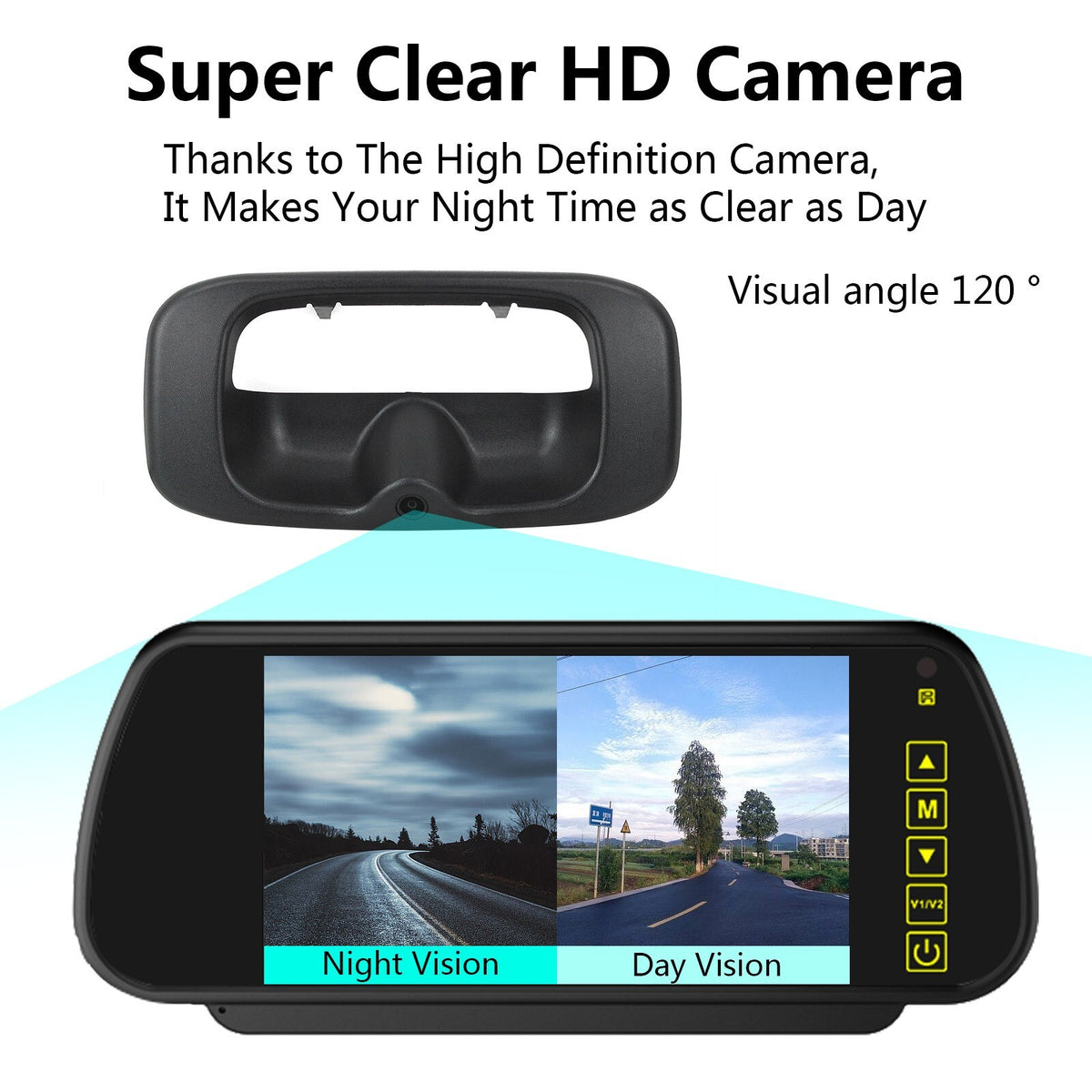 Tailgate Handle Backup Camera Kit for Chevrolet Silverado/GMC Sierra (1999-2006)3