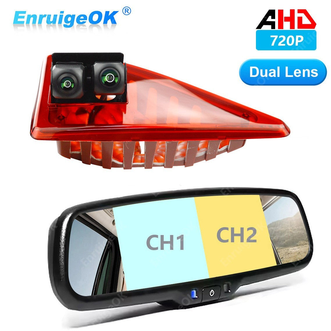 Brake Light Reversing Camera Kit For Vauxhall Movano Renault Master Nissan NV4000