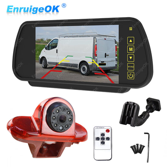 7'' Monitor Brake Light Reversing Camera for Renault Trafic Opel Vauxhall Vivaro0