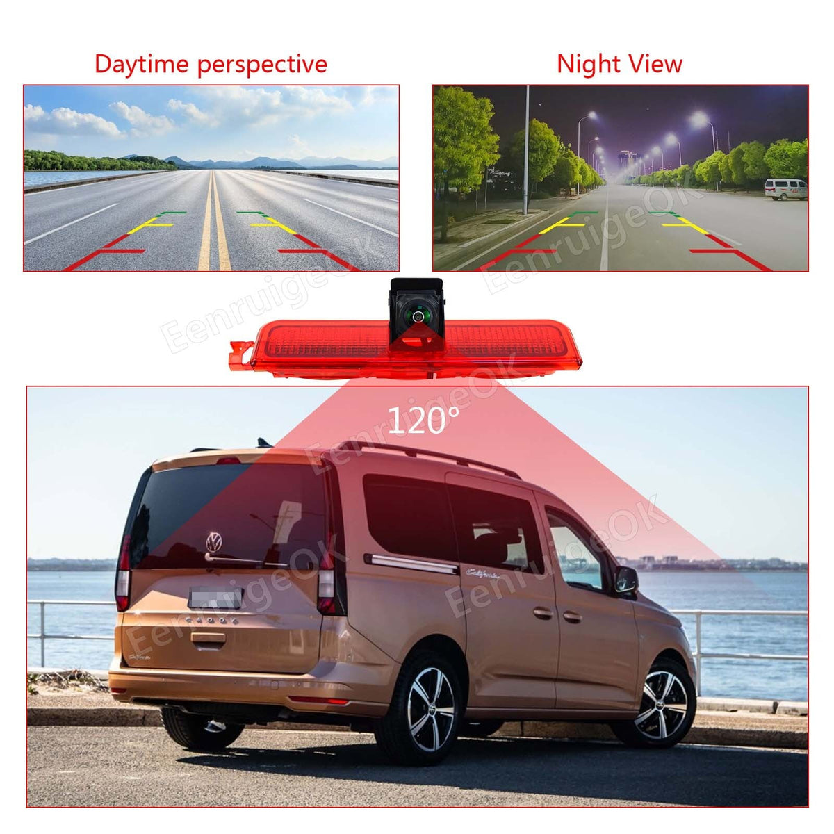 3rd Brake Light Rear View Backup Camera for Volkswagen Caddy [MK3] (2003-2016)
