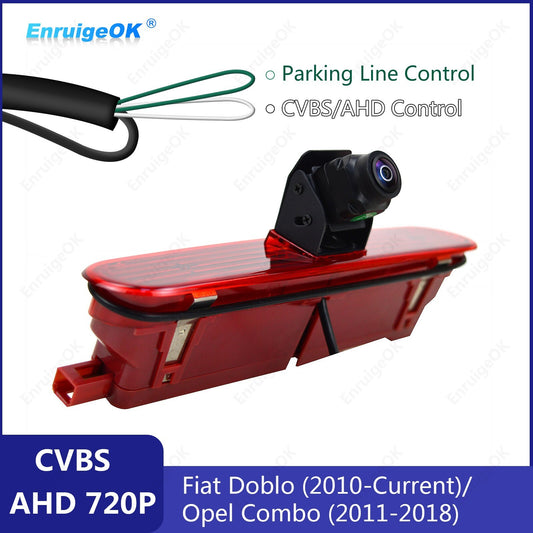 Rear Brake Light Reversing Camera for Fiat Doblo Opel/Vauxhall Combo [D]0