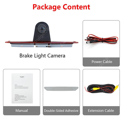 3rd Brake Light Rear View Backup Camera For Mercedes Sprinter / VW Crafter MK113