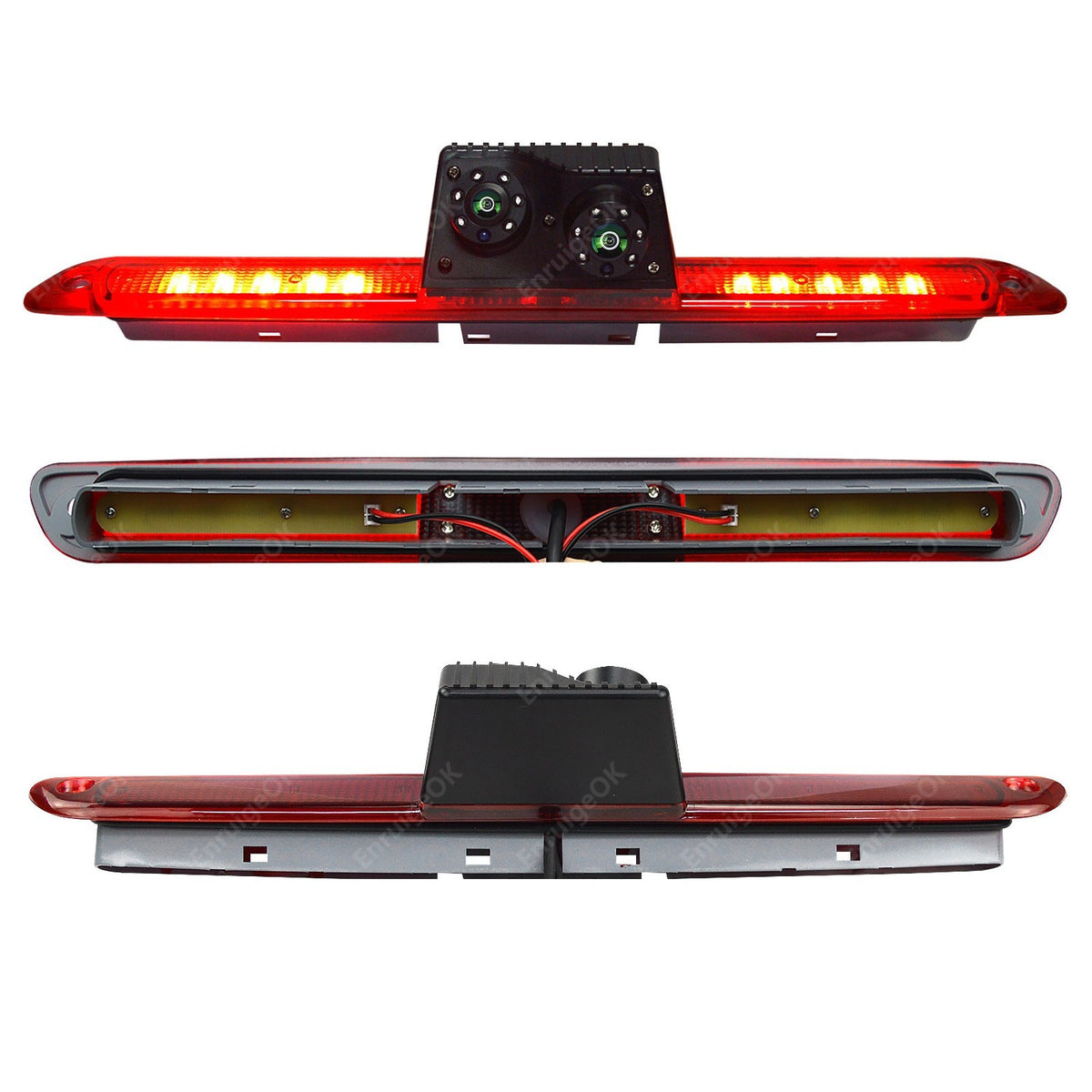 Brake light Dual Camera + 6.86" Mirror 2 Screen For Mercedes Sprinter VW Crafter12