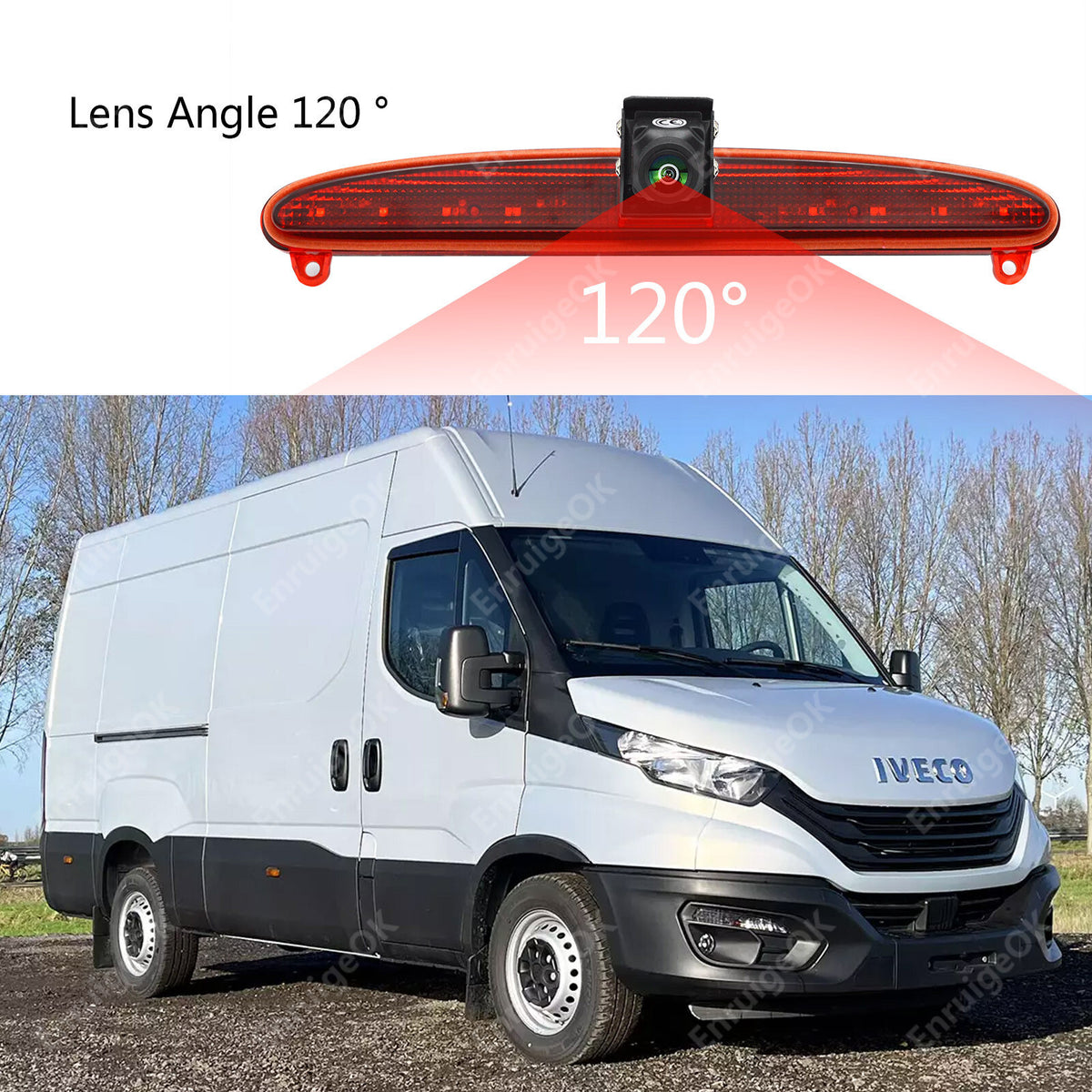 LED Brake Light Rear View Reversing Camera For IVECO DAILY 2015-20206