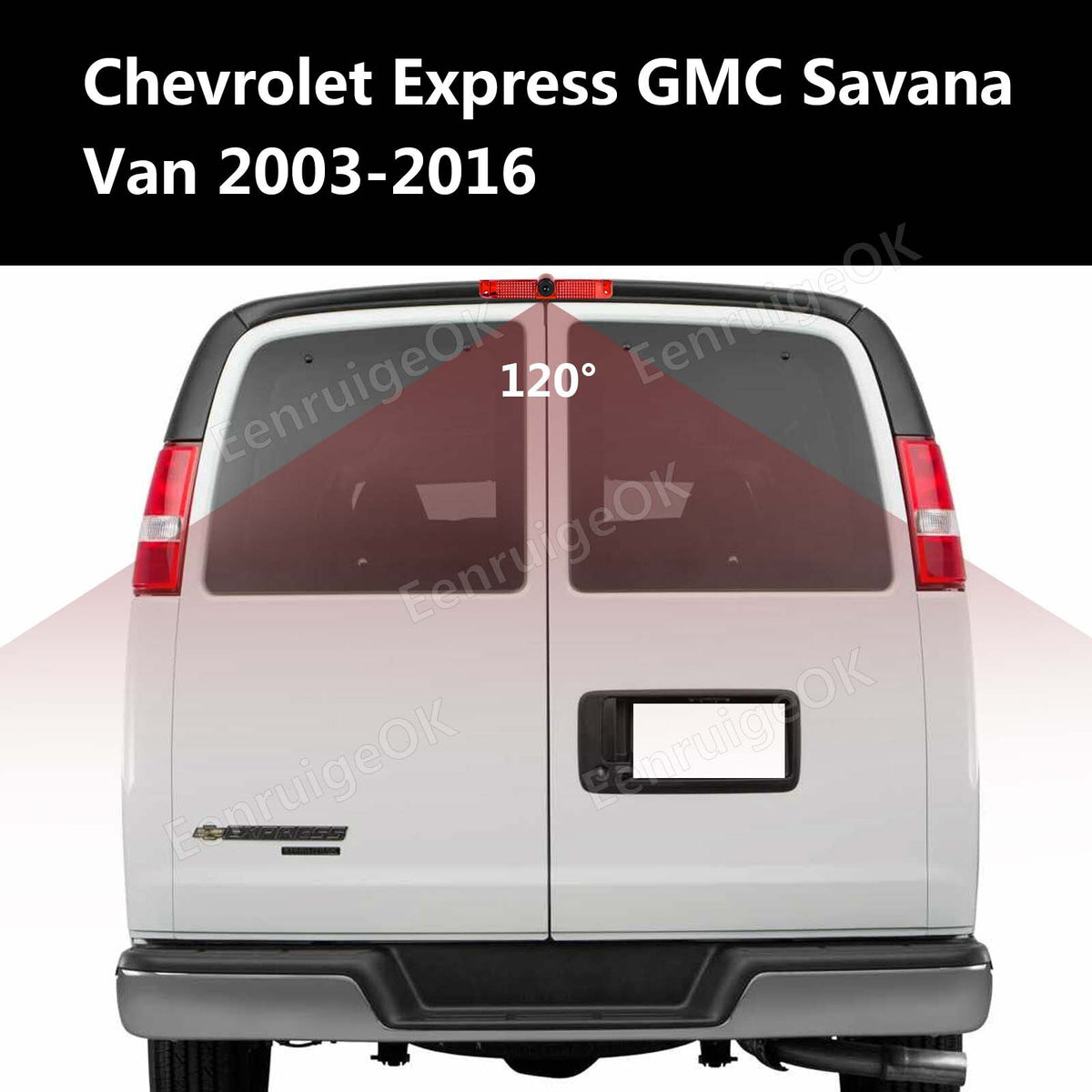 Brake Light Reverse Camera For Chevy Express GMC Savana Van 03-2016 05 07 15 162