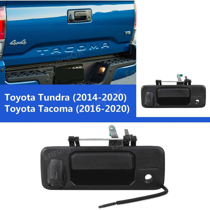 Tailgate Handle Backup Camera for Toyota Tundra 2014-2020 & 4.3'' Mirror Monitor1