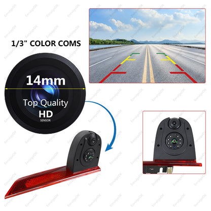 Dual Lens 3rd Brake Light Backup Camera for Ford Transit Custom Van (2012-2015)7