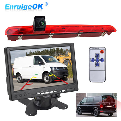 Reversing Camera For VW Transporter T6 Tail Lift & 7" Dash Monitor 2016-Onwards0