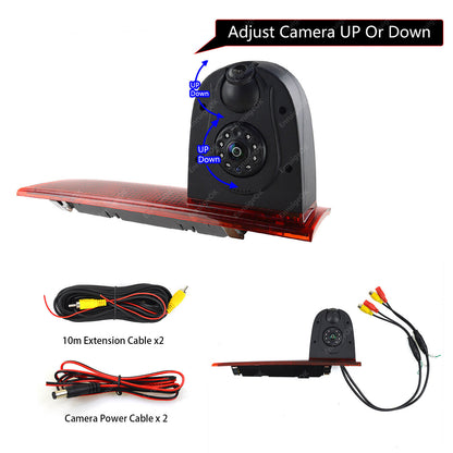Dual Rear Brake Light Reversing Camera For Ford Transit Custom Van +7 " Monitor17