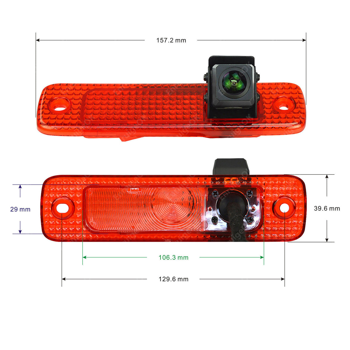 Wireless Rear Brake Light Reversing Camera Kit for Ford Transit [MK7](2006-2013)11