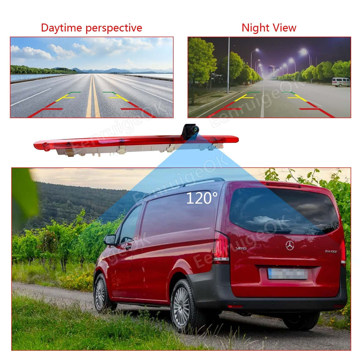 Rear Brake Light Reversing Camera for Mercedes-Benz Vito [W447] (2014-Onwards)9
