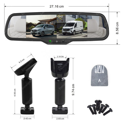 Dual Rear View Reversing Brake Light Camera Kit for Mercedes Sprinter VW Crafter15