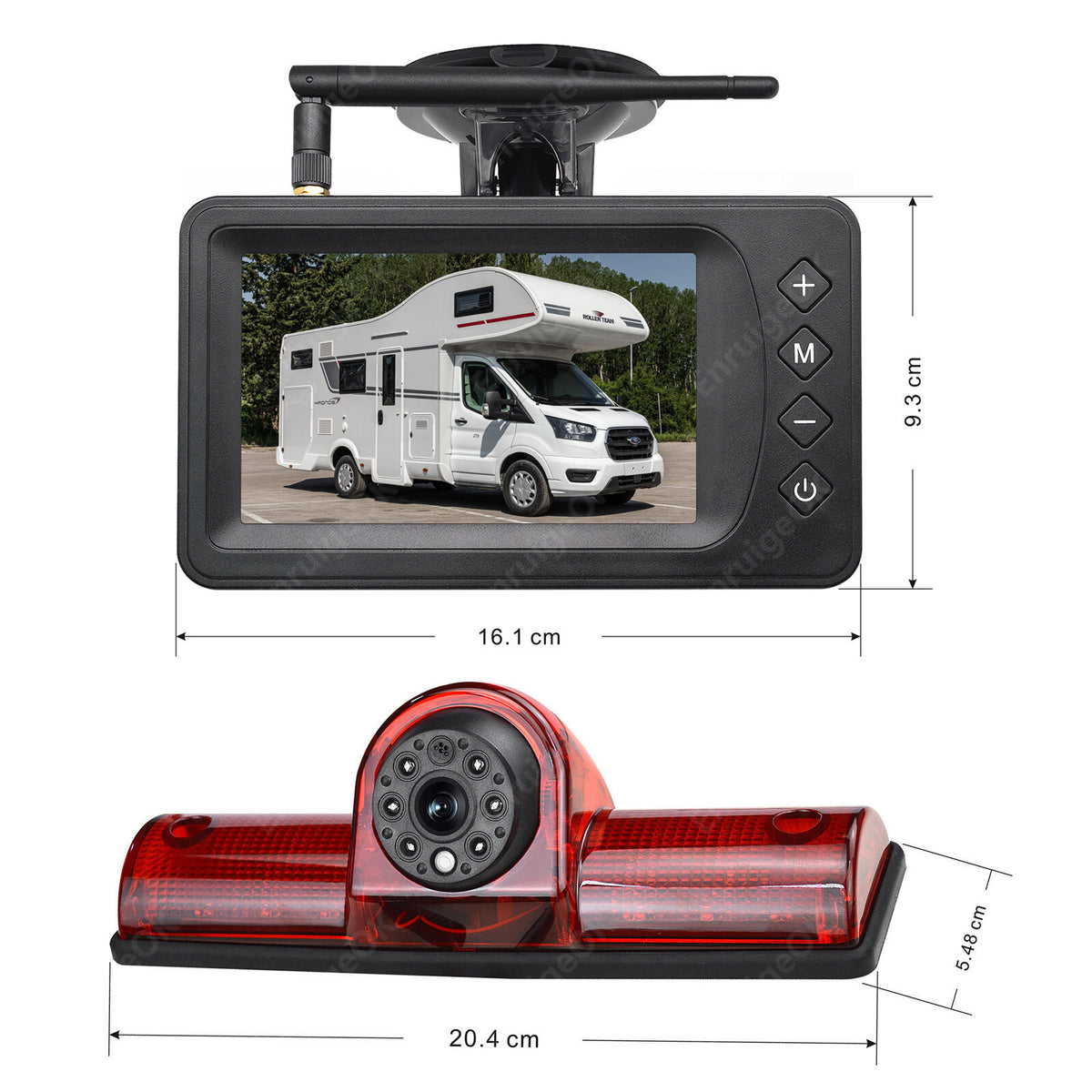 Wireless Universal High Level Brake Light Reverse Camera Kit for Commercial Vans14