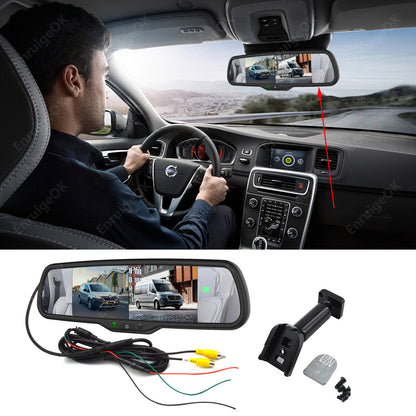 Rear Brake Light Reversing Camera for Ford Transit 350 MK8 & Dual Split Monitor12