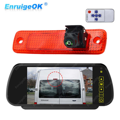 7" Monitor & Rear View Brake Light Reverse Camera for Ford Transit Van 2006-20130