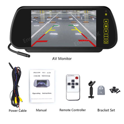 Dual Rear View Reverse Camera Kit for Mercedes Benz Sprinter Van Roof Mount20