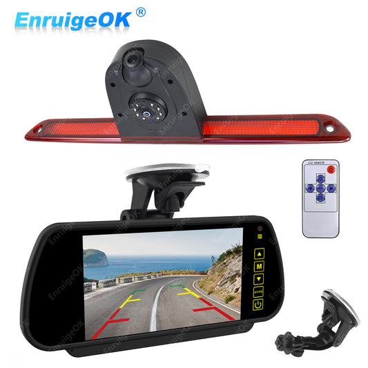 Mercedes-Benz Sprinter Van Dual Lens Brake Light Reverse Camera + 7" Monitor Kit0