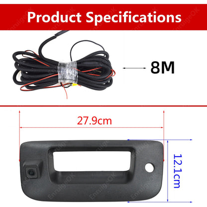 Tailgate Handle Backup Camera Kit For Chevy Silverado GMC Sierra 1500 2500 35005