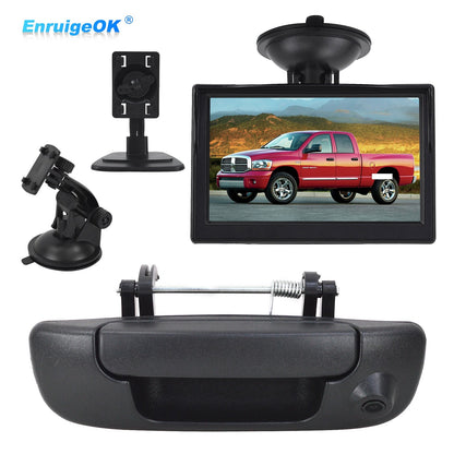 Tailgate Handle with Backup Camera Kit for Dodge RAM 1500 2500 3500 (2002-2008)0