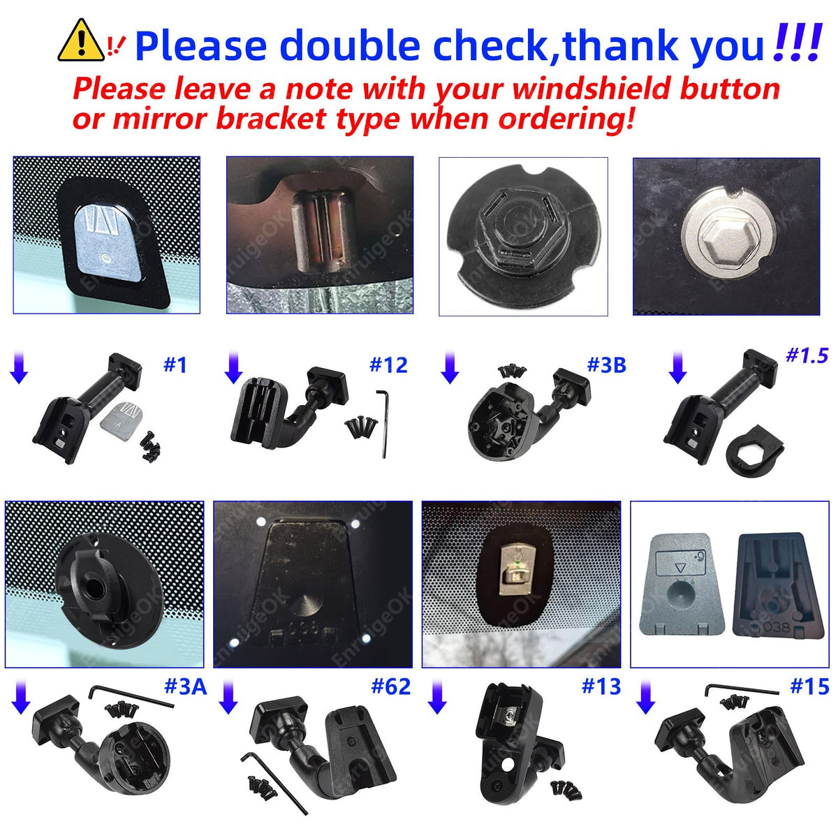 Dual Lens Rear Brake Light Camera Kit for Mercedes-Benz V-Class V260 V220 V25016