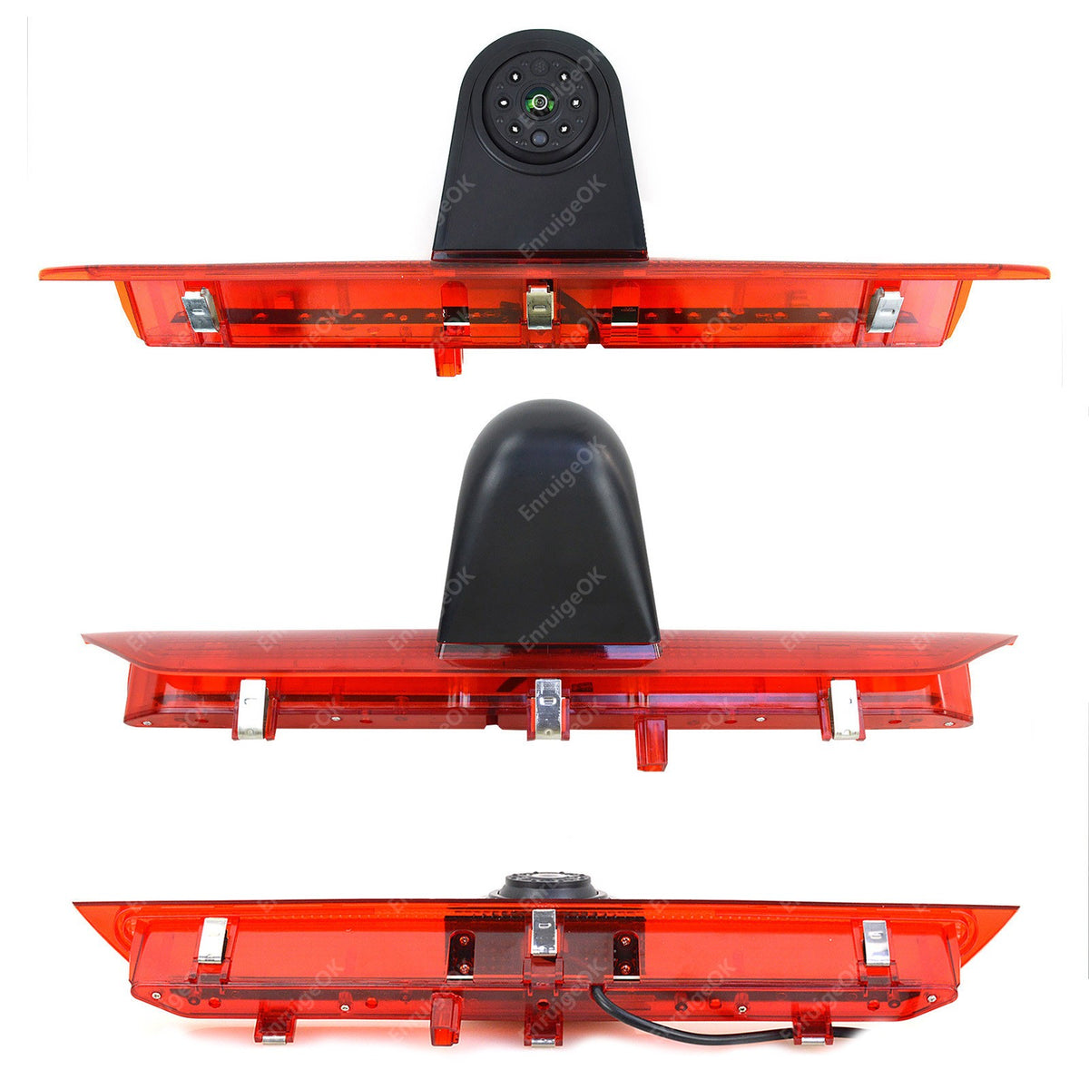 6.86" DVR Split-Screen Mirror Monitor+ Rear & Front Cameras for Ford Transit MK88