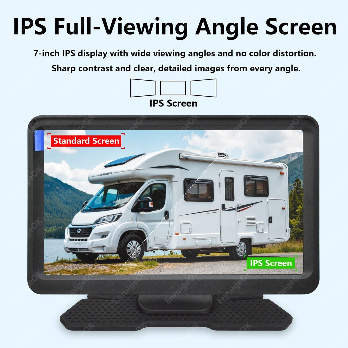 Baby Car Camera AHD 1080P Night Vision 3X Zoom USB Plug 7'' IPS Full View Screen10