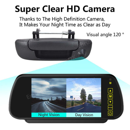Tailgate Handle with Backup Camera Kit for Dodge RAM 1500 2500 3500 (2002-2008)4