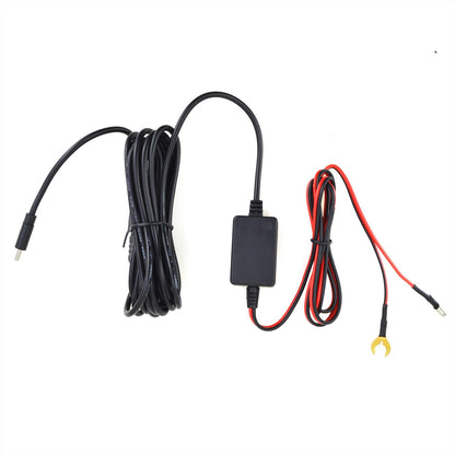 Universal Dash Cam Hardwire Kit 12V-24V to 5V  Mini USB Cable Fuse for Car DVR8