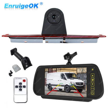 7" Monitor Rear Brake Light Reversing Camera For Mercedes Sprinter/VW Crafter0