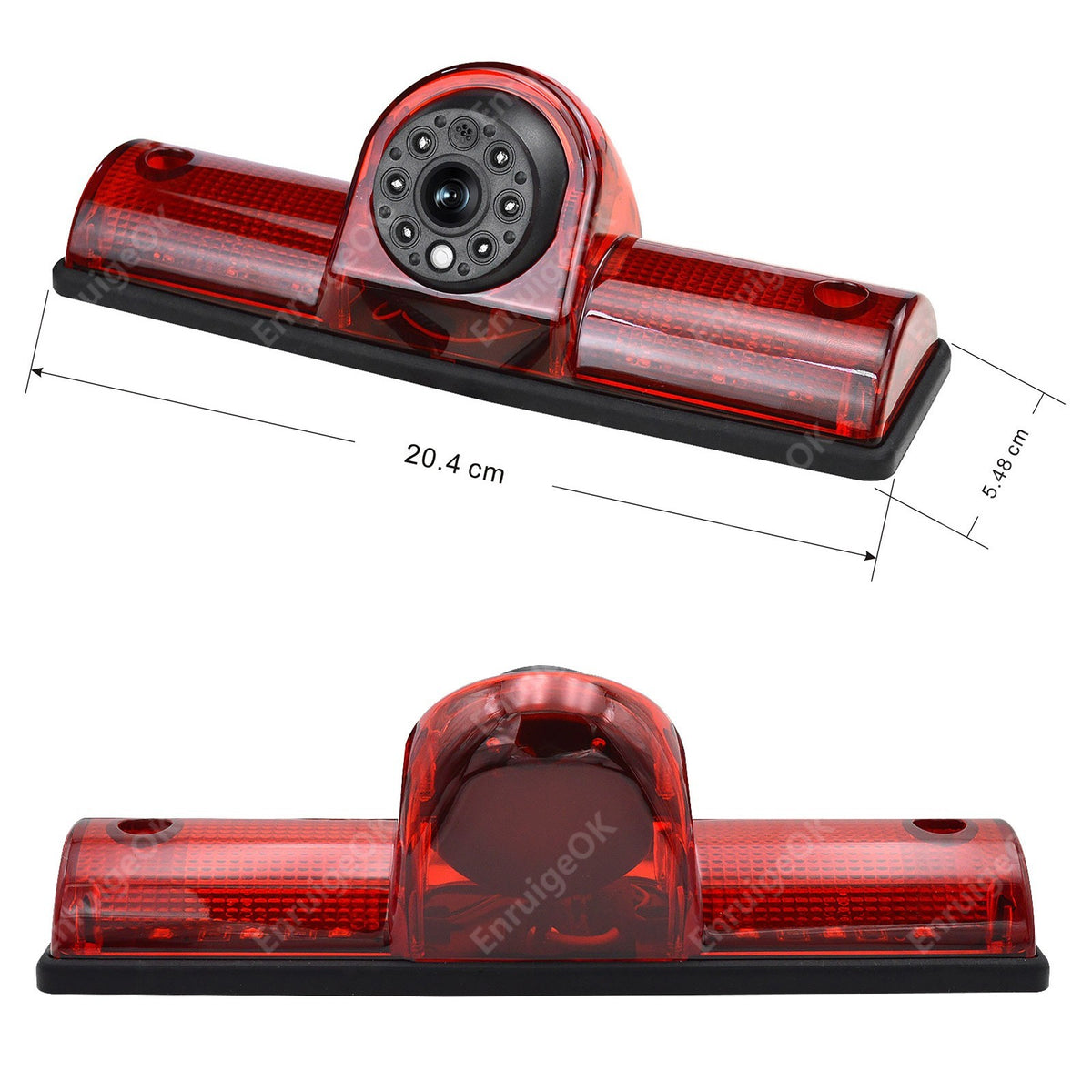 Universal Brake Light Backup Camera for RV Motorhome Camper Van & Split Monitor6