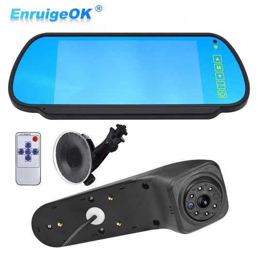 Reverse Camera for MAN TGE & VW Crafter MK2 Rear Brake Light & 7" Mirror Monitor0