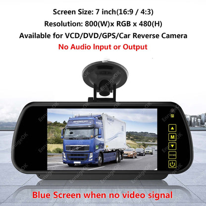Rear Brake Light Reverse Camera For Ford Transit Connect & 7" Mirror Monitor Kit12