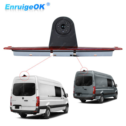 For Mercedes-Benz Sprinter VW Crafter Van Reversing Rear View Brake Light Camera0