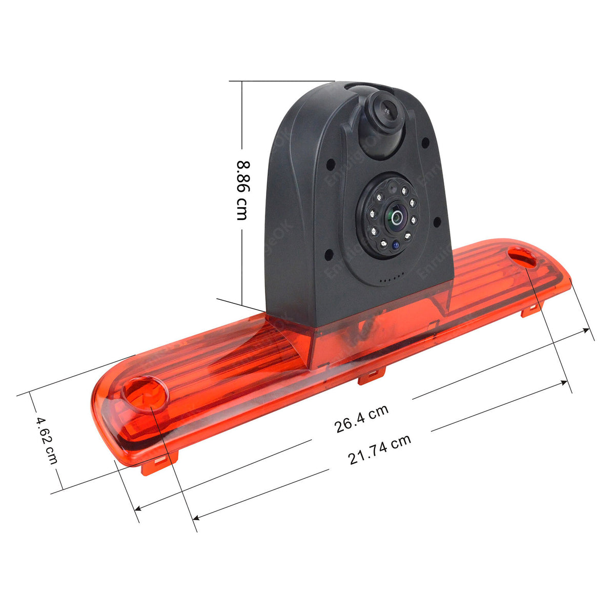 7" Monitor Brake & Dual Light Reversing Camera For Peugeot Boxer, Citroen Relay4