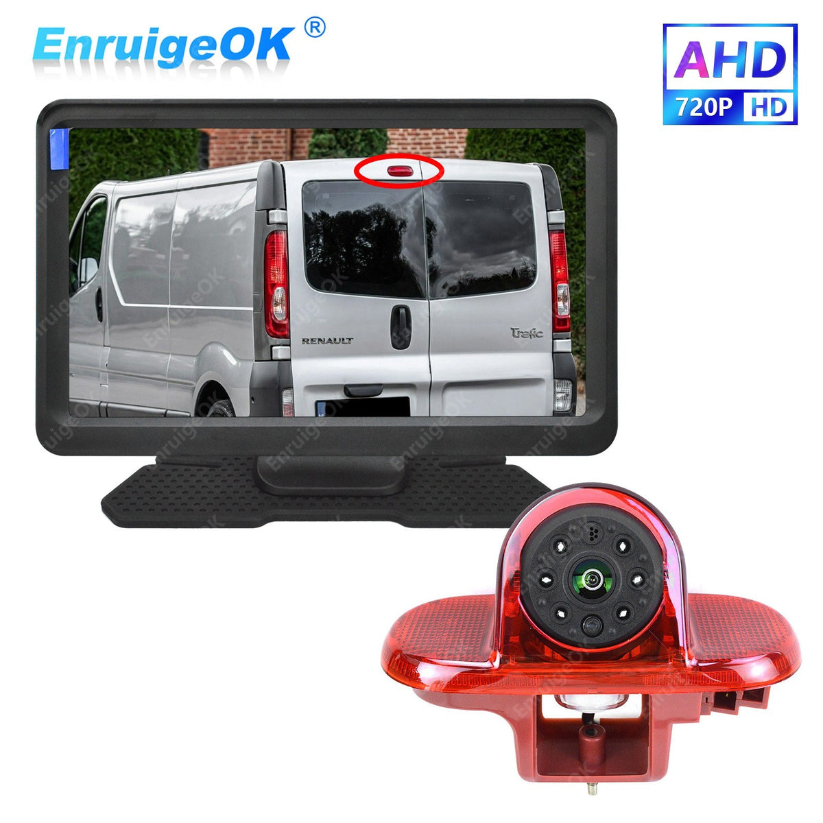 Rear Brake Light Reversing Camera Kit For Renault Trafic Vauxhall Vivaro Opel0