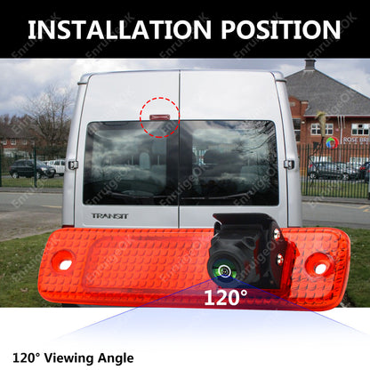Rear View Reverse Brake Light Camera Suitable for Ford Transit Van 2006 - 201310